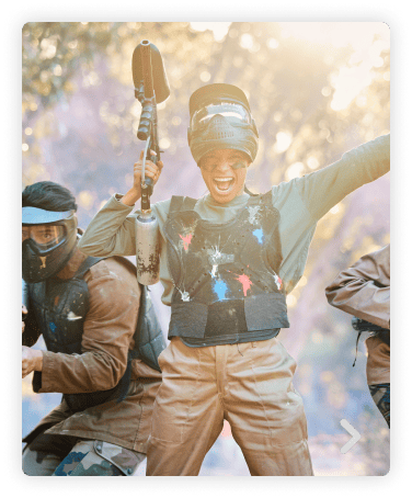 partida de paintball