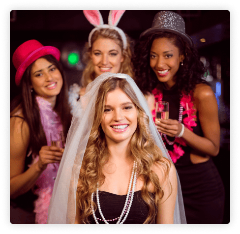 chicas celebrando una despedida
